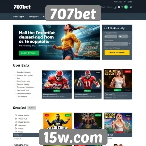 Avaliação do design e usabilidade do site 707bet